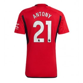 Manchester United Antony #21 Hemmakläder 2023-24 Kortärmad